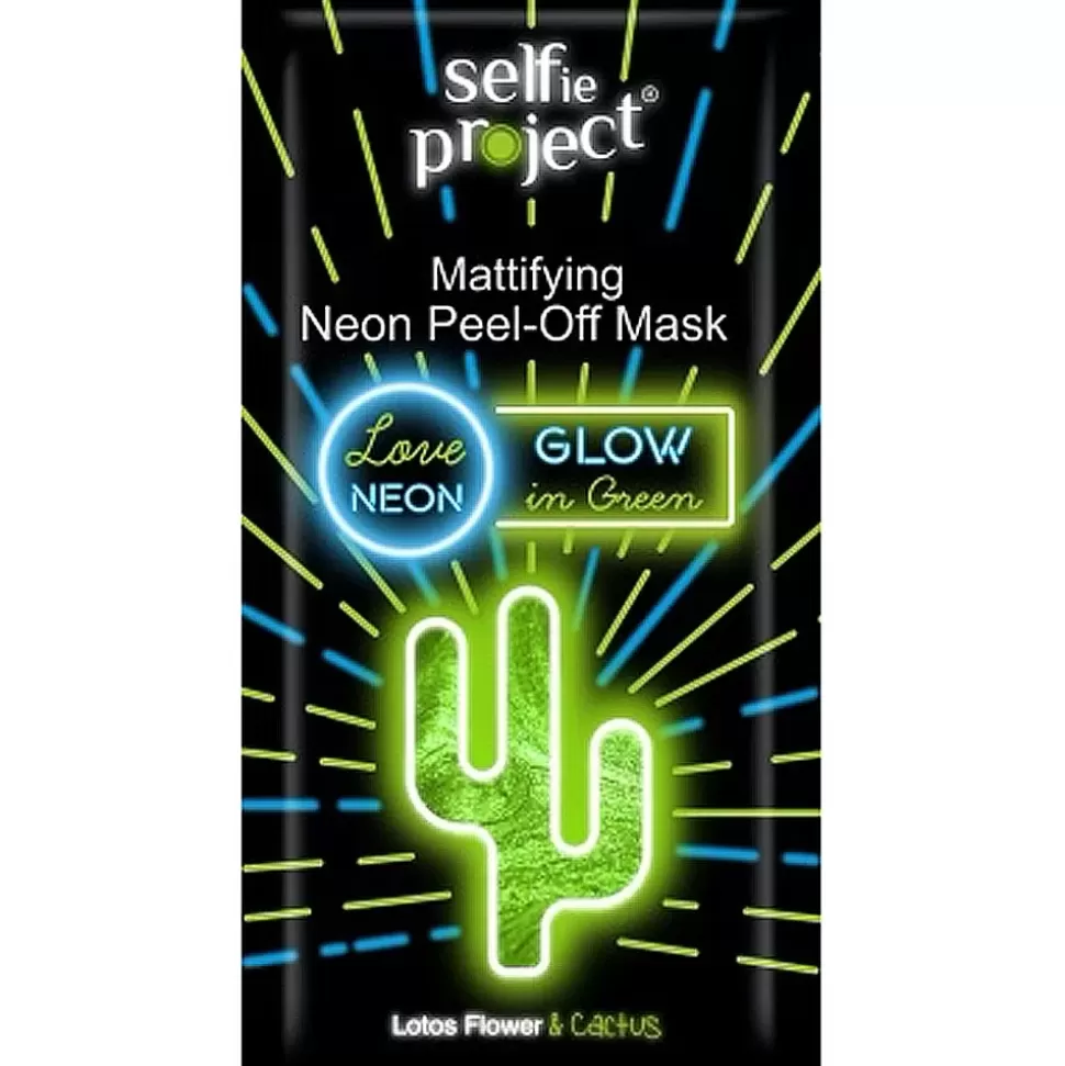 SELFIE PROJECT Masque Peel-Off Neon - Glow In Green Sale