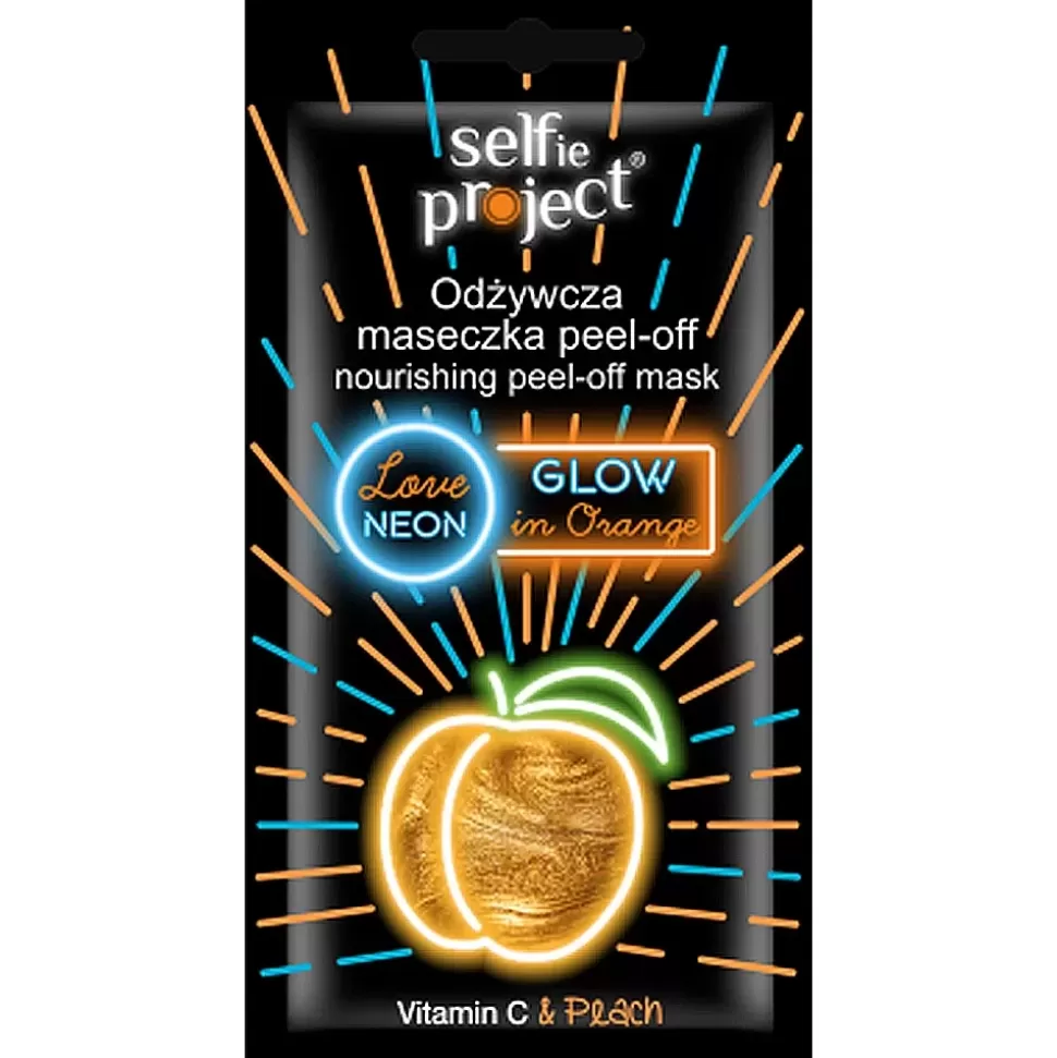 SELFIE PROJECT Masque Peel-Off Neon - Glow In Orange Hot