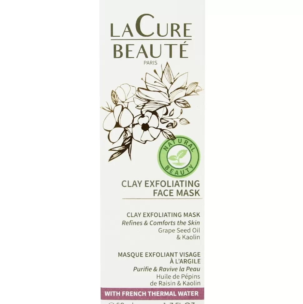 LA CURE BEAUTE Masque Visage Exfoliant - Argile Verte New