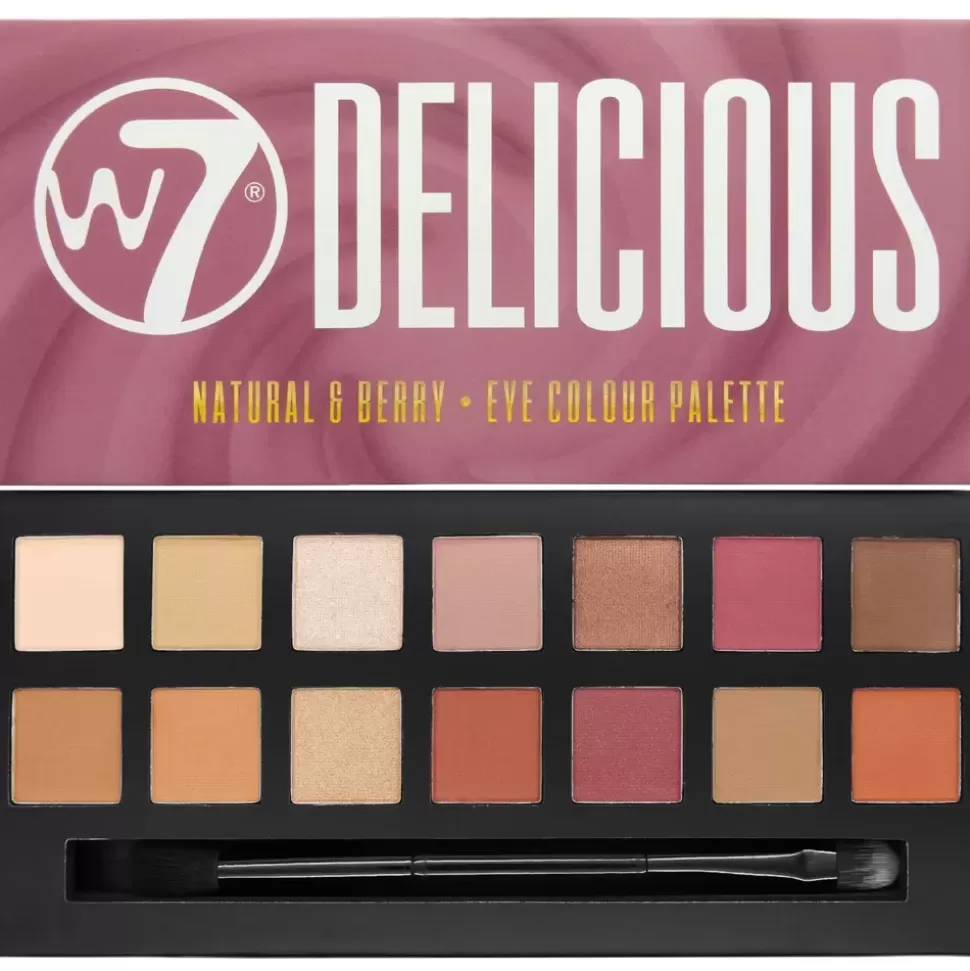 W7 Palette 14 Fards A Paupières Delicious Cheap