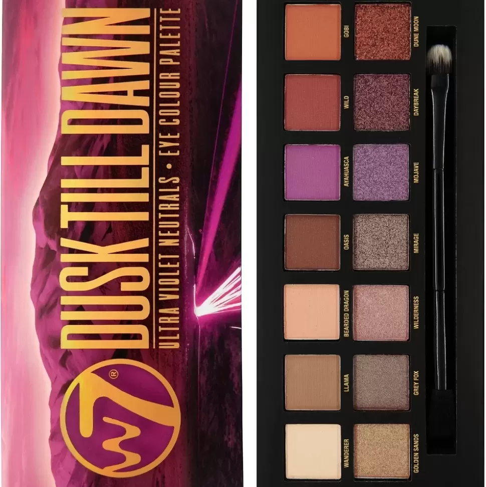 W7 Palette 14 Fards A Paupières Dusk Till Dawn Store