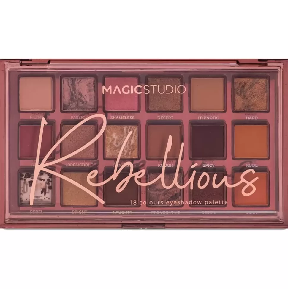 MAGIC STUDIO Palette 18 Fards - Rebellious Flash Sale