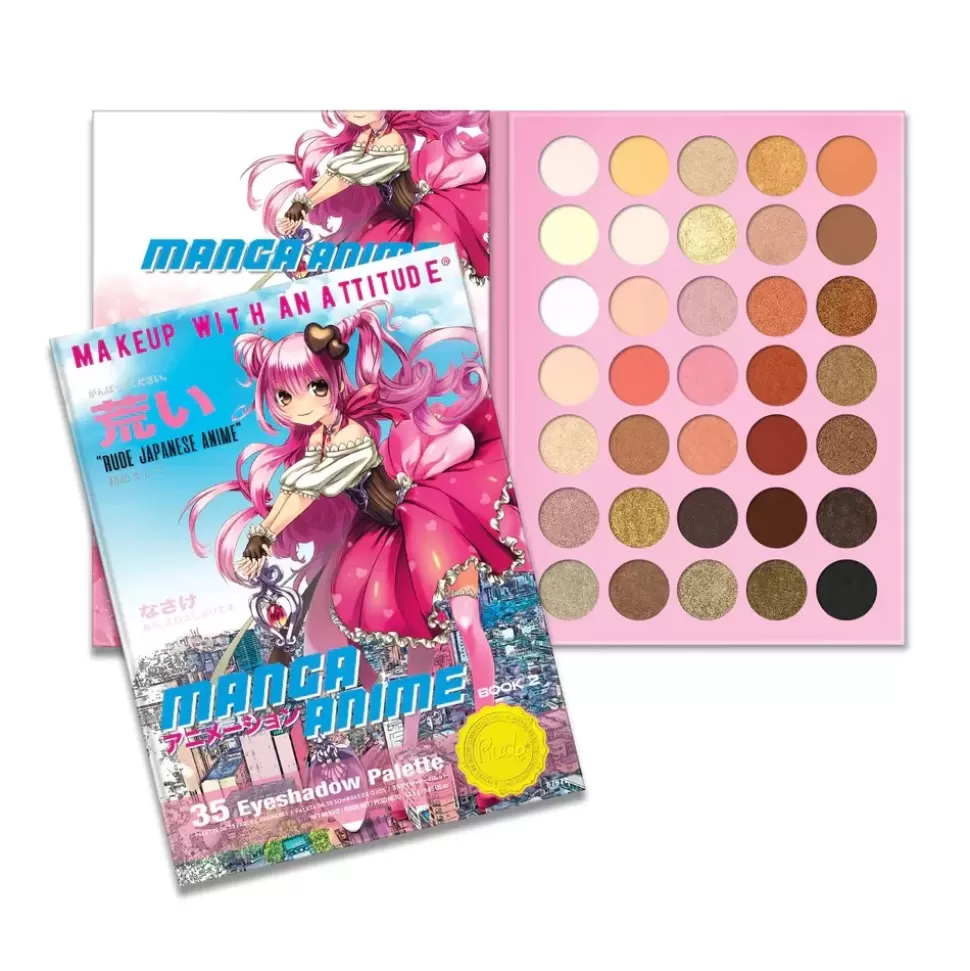 RUDE COSMETICS Palette 35 Fards A Paupières - Manga Anime - Book 2 Cheap