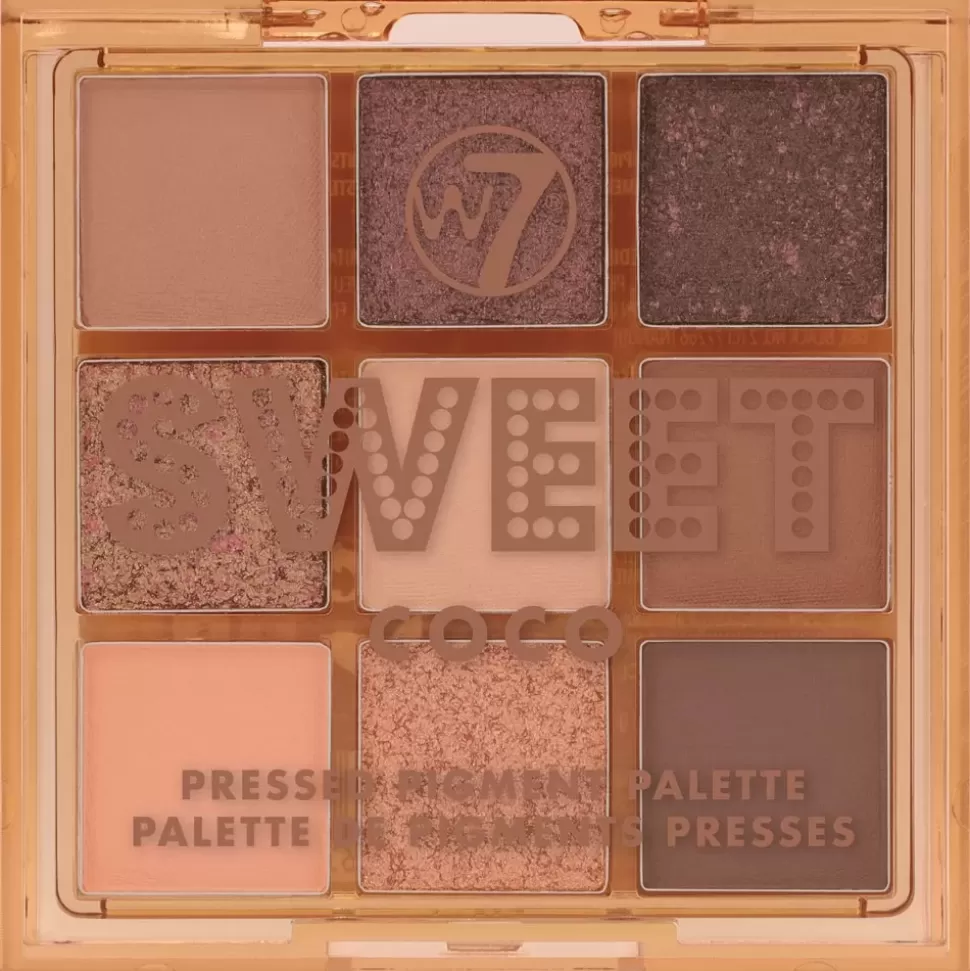 W7 Palette 9 Fards A Paupières - Sweet Coco Store