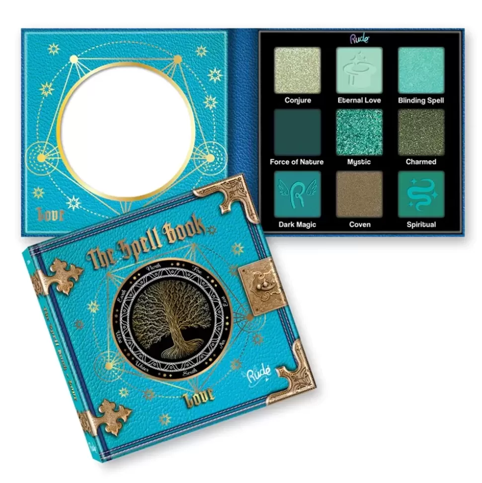 RUDE COSMETICS Palette 9 Fards A Paupières - The Spell Book - Love Outlet