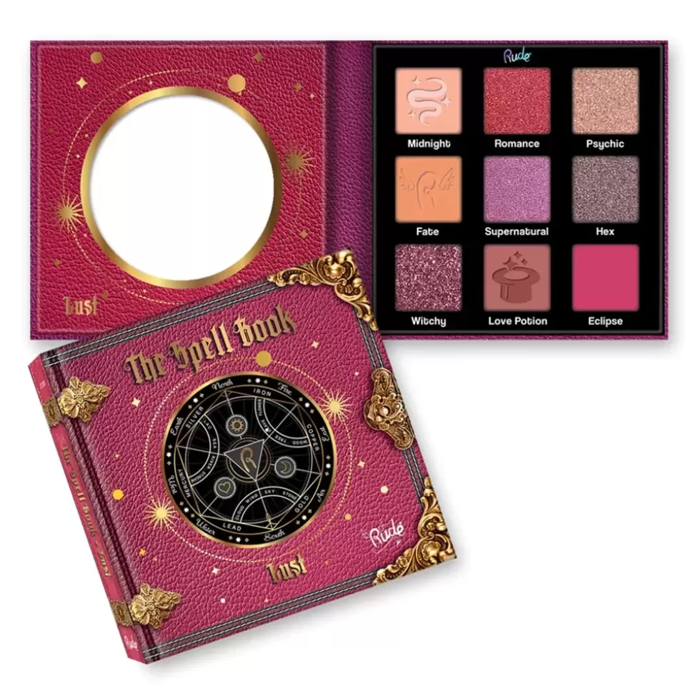 RUDE COSMETICS Palette 9 Fards A Paupières - The Spell Book - Lust Cheap