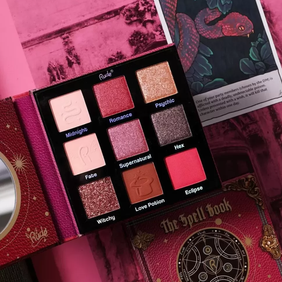 RUDE COSMETICS Palette 9 Fards A Paupières - The Spell Book - Lust Cheap