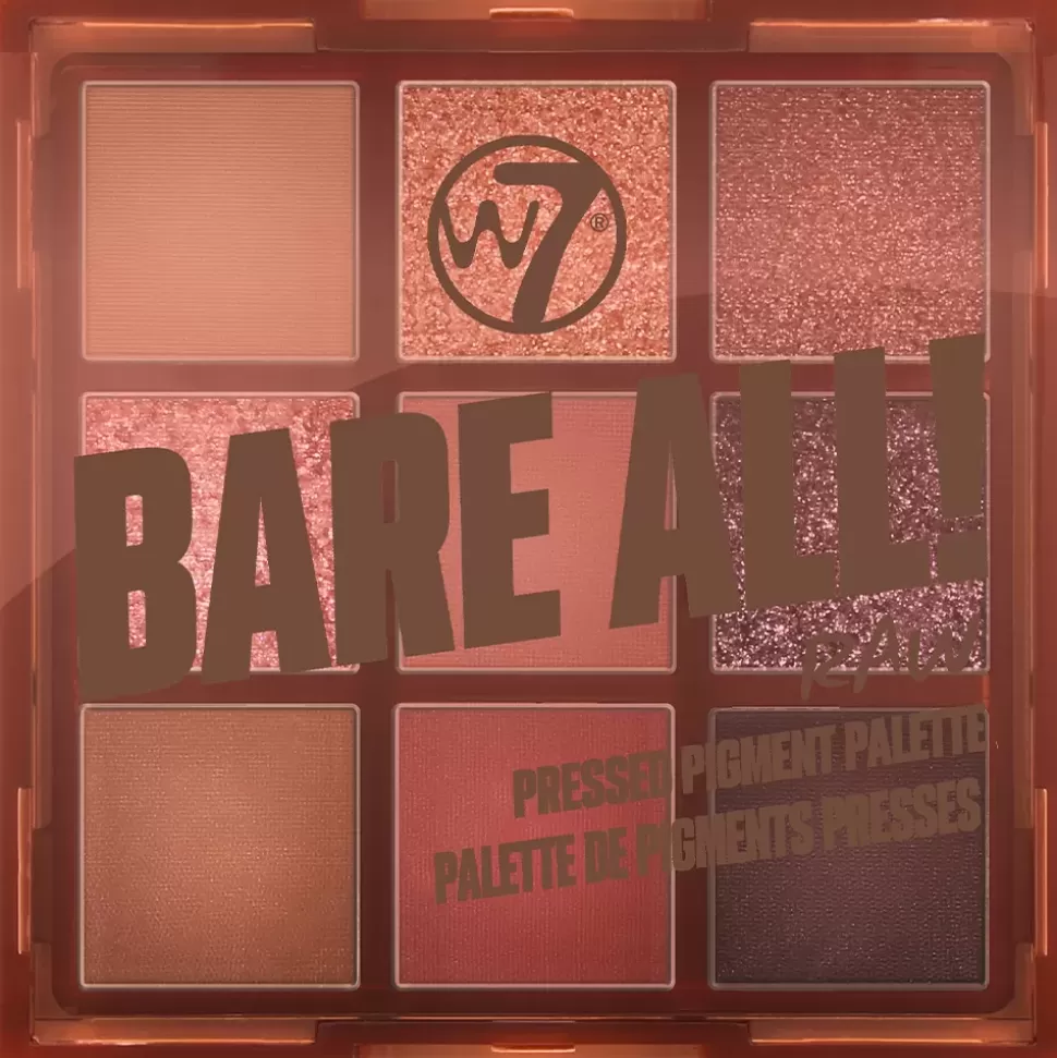 W7 Palette Bare All - Raw Hot