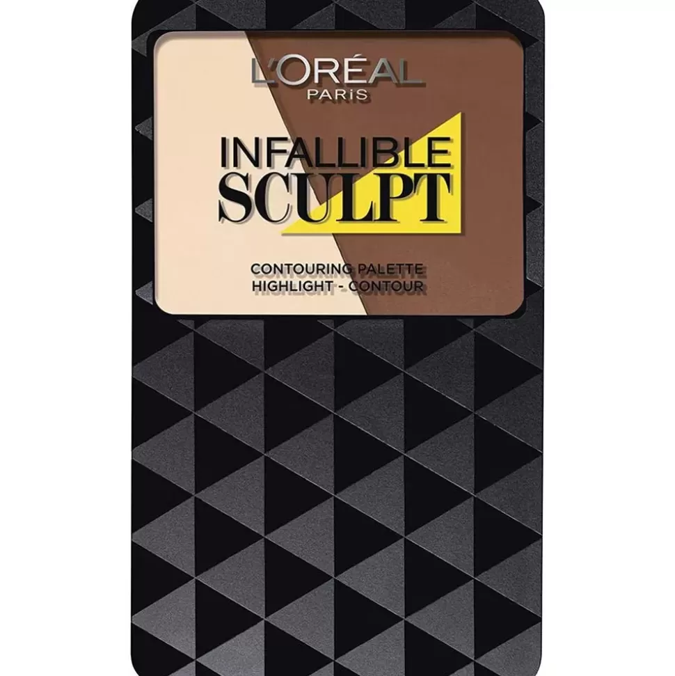 L'OREAL Palette Contouring Indefectible Sculpt - 02 Claire A Medium Fashion