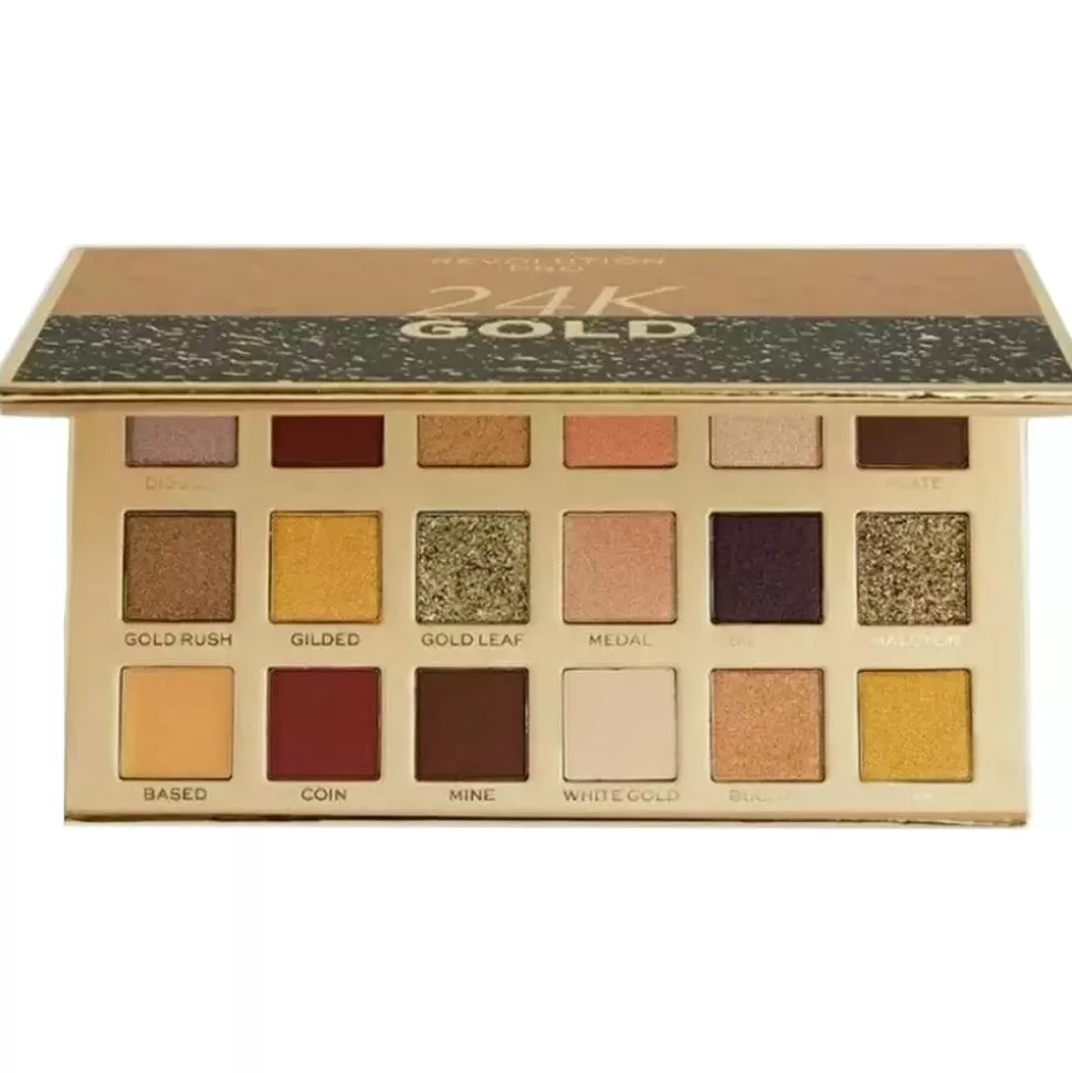 MAKE UP REVOLUTION Palette Fards A Paupières - 24K Gold Best