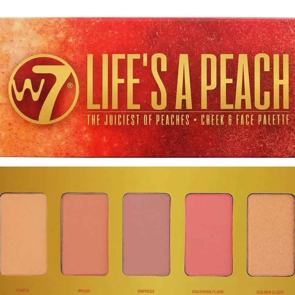 W7 Palette Teint Life'S A Peach Sale