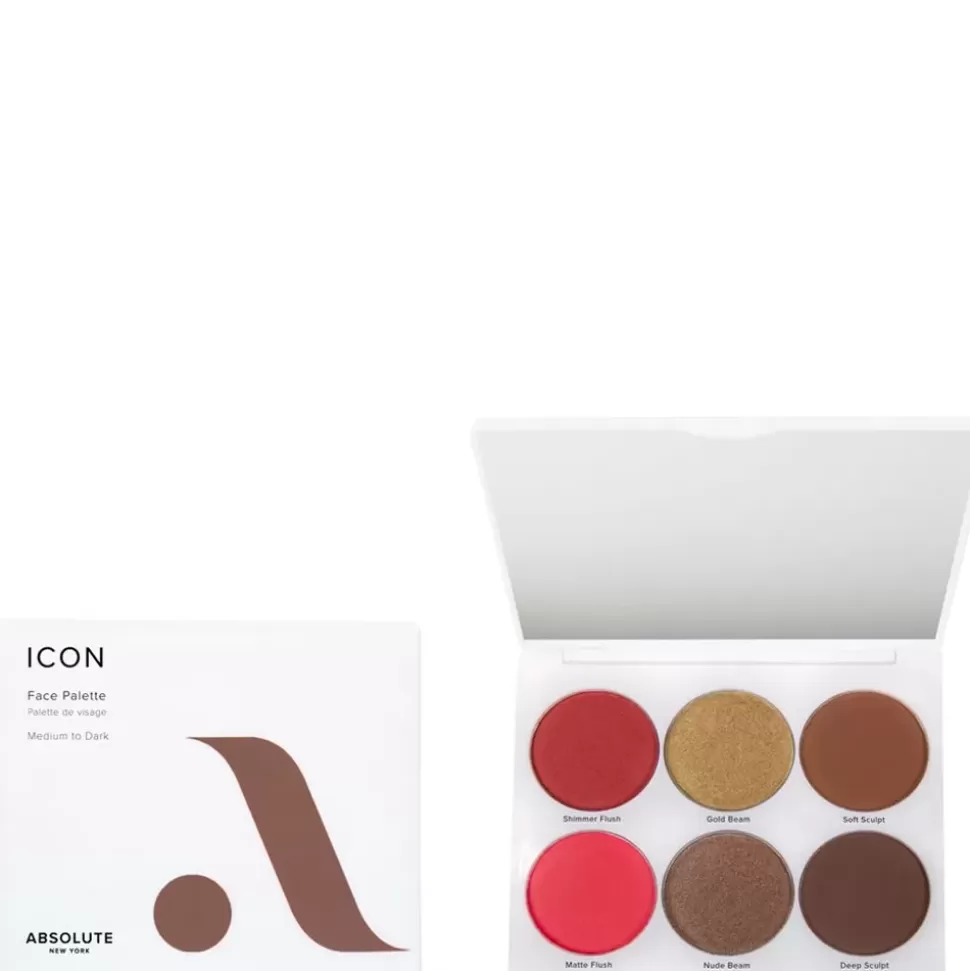 ABSOLUTE NEW YORK Palette Visage Icon - Medium To Dark Flash Sale