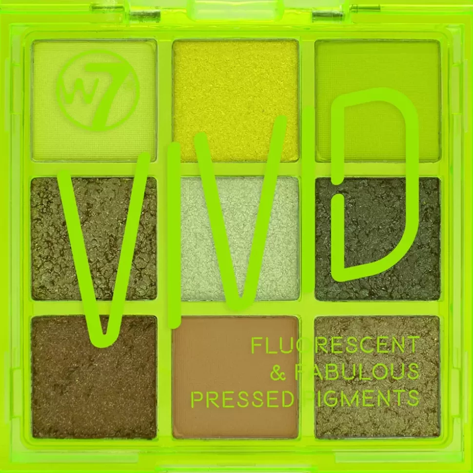 W7 Palette Vivid Glowin' Green Shop