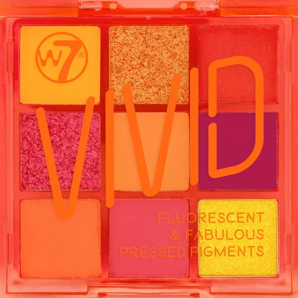 W7 Palette Vivid Outrageous Orange Clearance