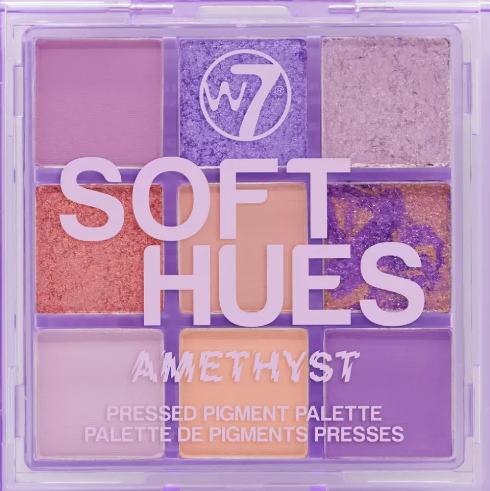 W7 Palette Yeux Pastel - Soft Hues - Amethyst New