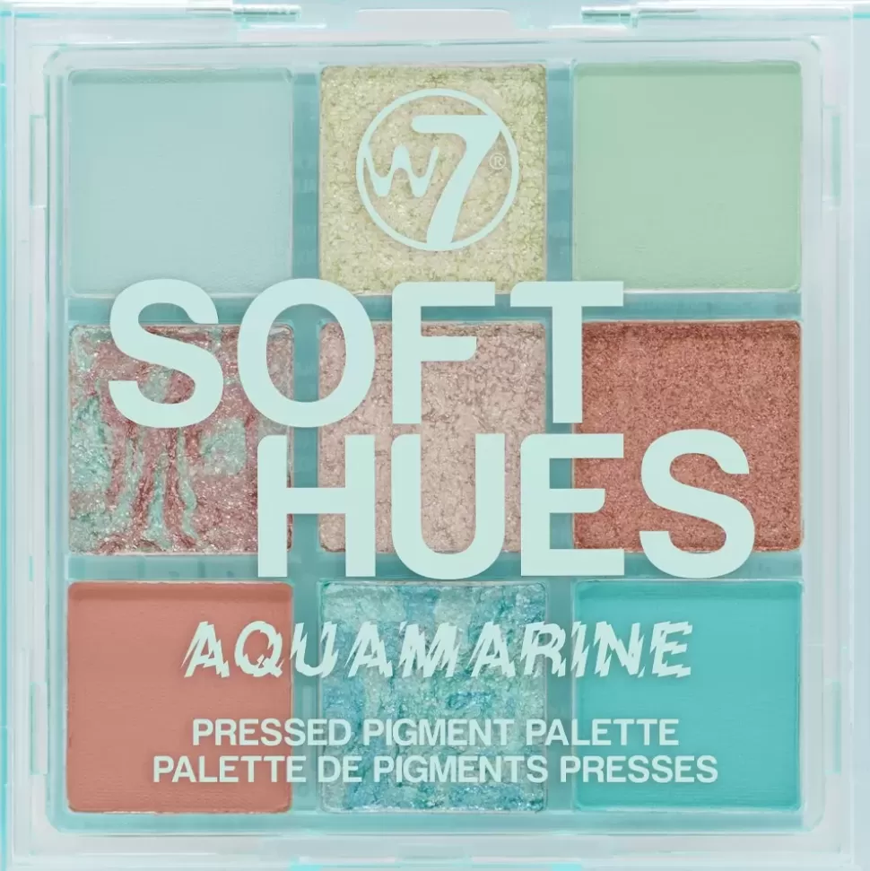 W7 Palette Yeux Pastel - Soft Hues - Aquamarine Cheap