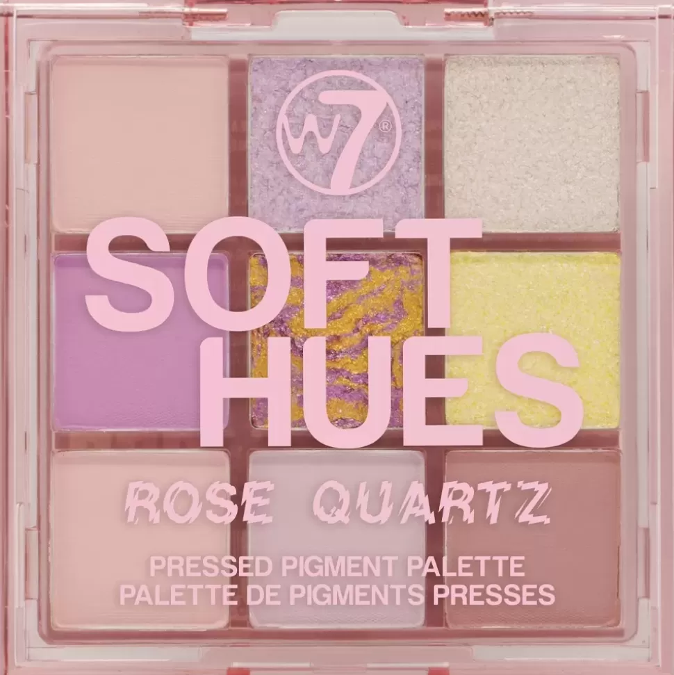 W7 Palette Yeux Pastel - Soft Hues - Rose Quartz Fashion