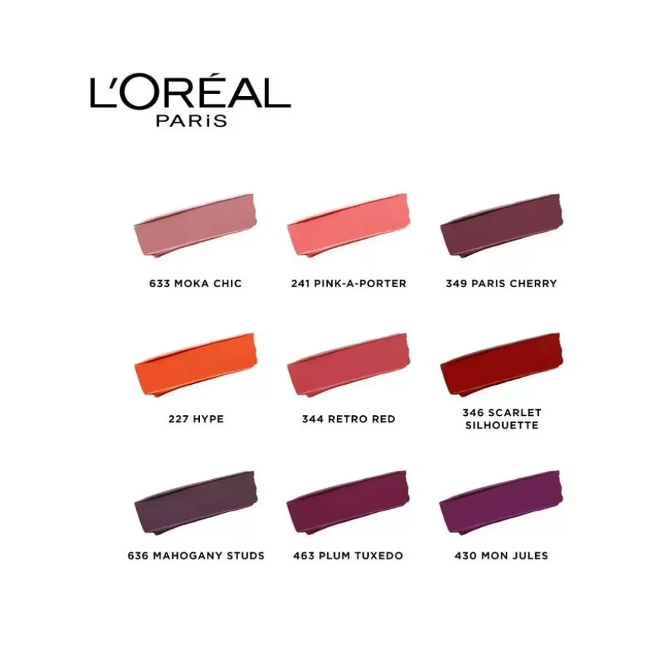L'OREAL Rouge À Lèvres Color Riche Matte - 344 Retro Red Best