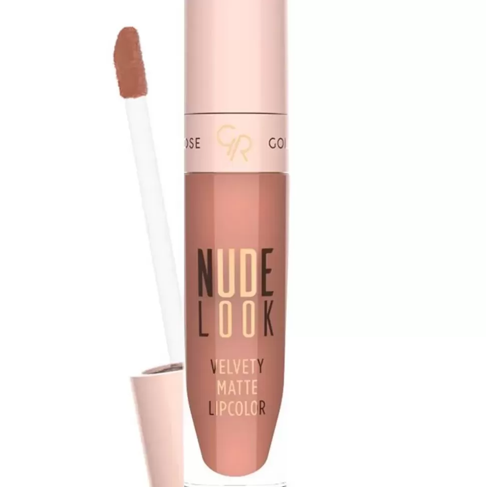 GOLDEN ROSE Rouge À Lèvres Liquide Mat Nude Look - 02 Peachy Nude Flash Sale