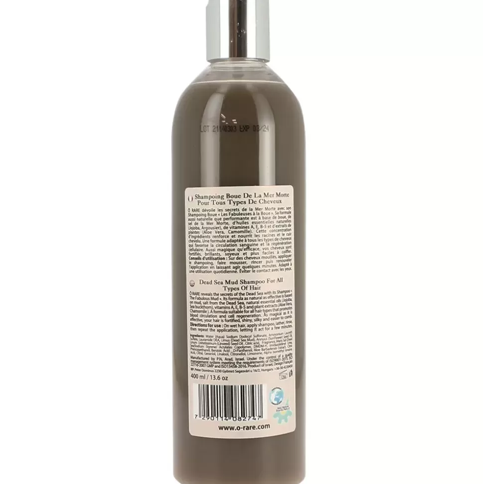 O RARE Shampoing De Boue De La Mer Morte - Tous Types De Cheveux - Les Fabuleuses Clearance