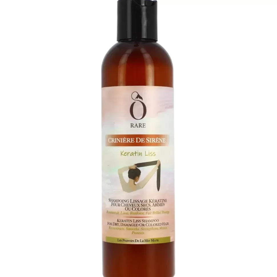 O RARE Shampoing Keratin Liss - Cheveux Secs, Abimes, Ou Colores Cheap