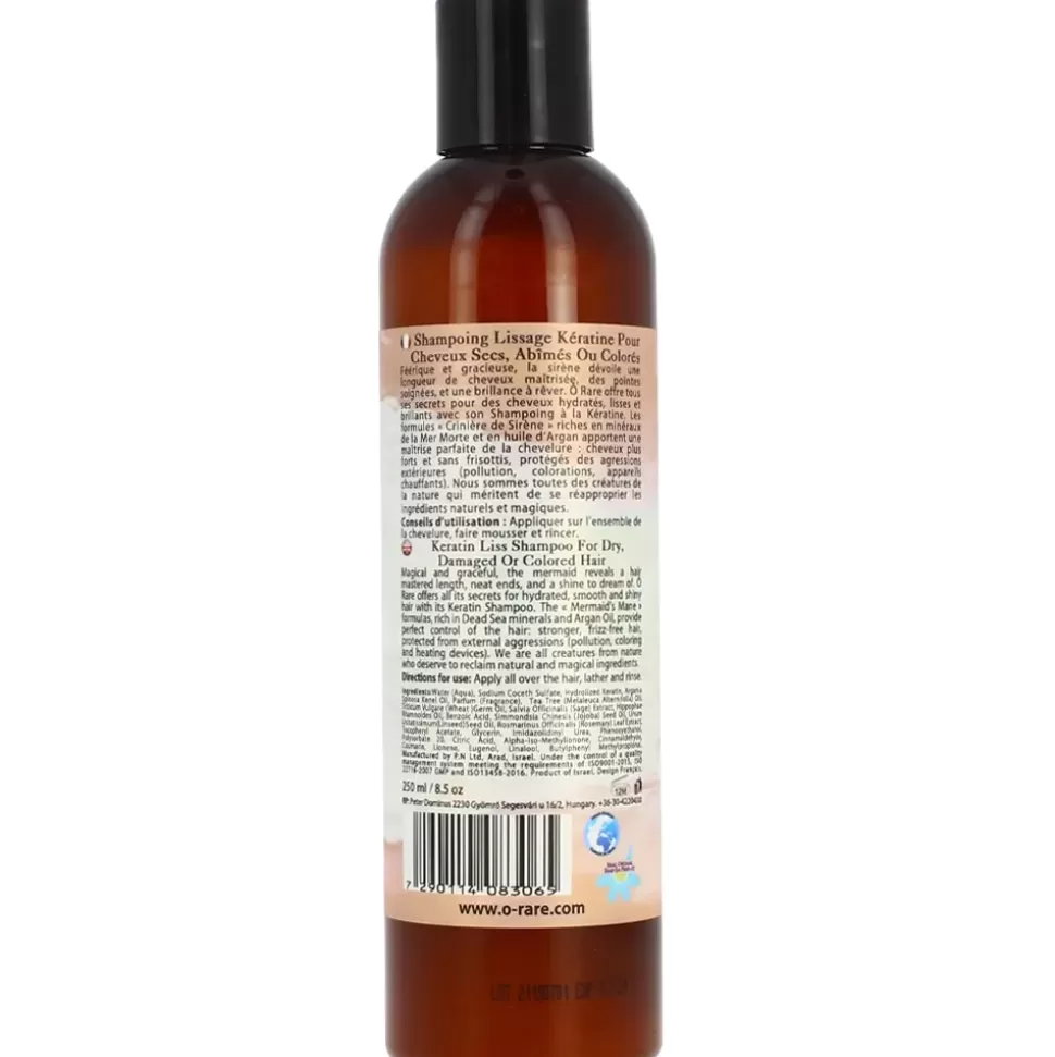 O RARE Shampoing Keratin Liss - Cheveux Secs, Abimes, Ou Colores Cheap