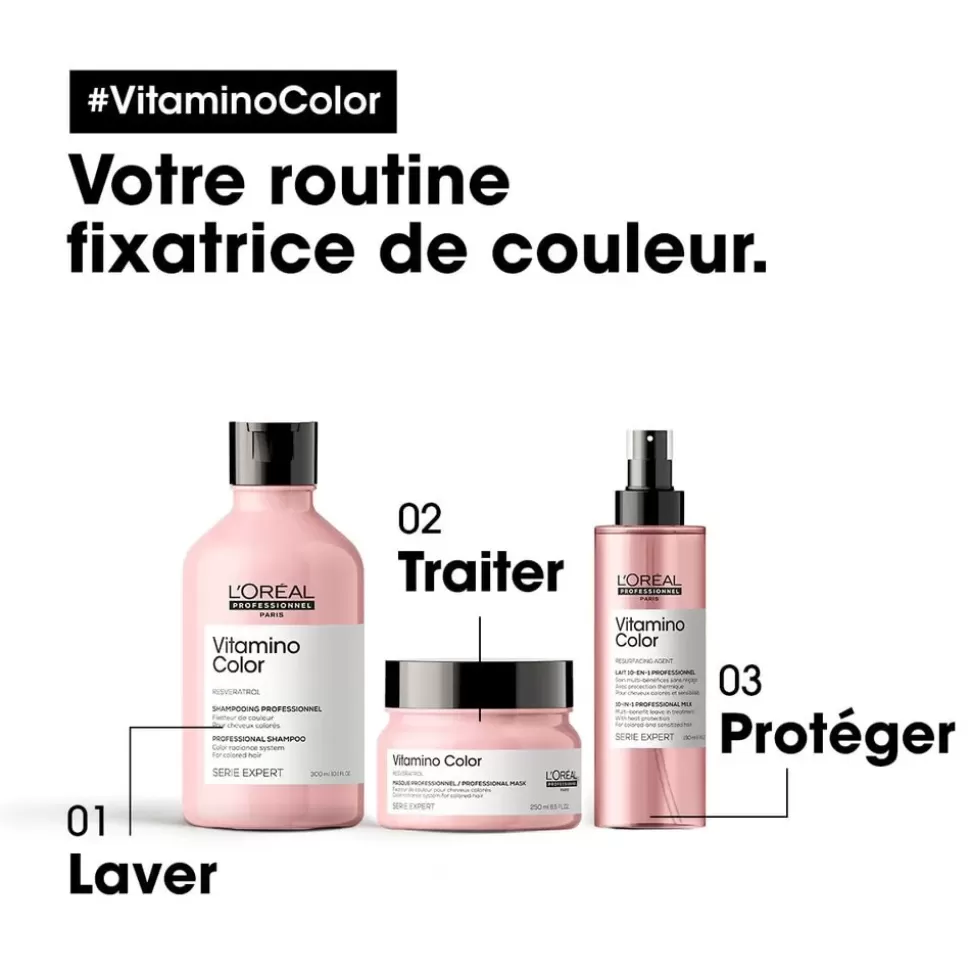 L'OREAL PRO Shampoing Vitamino Color - Fixateur Couleur - Serie Expert New
