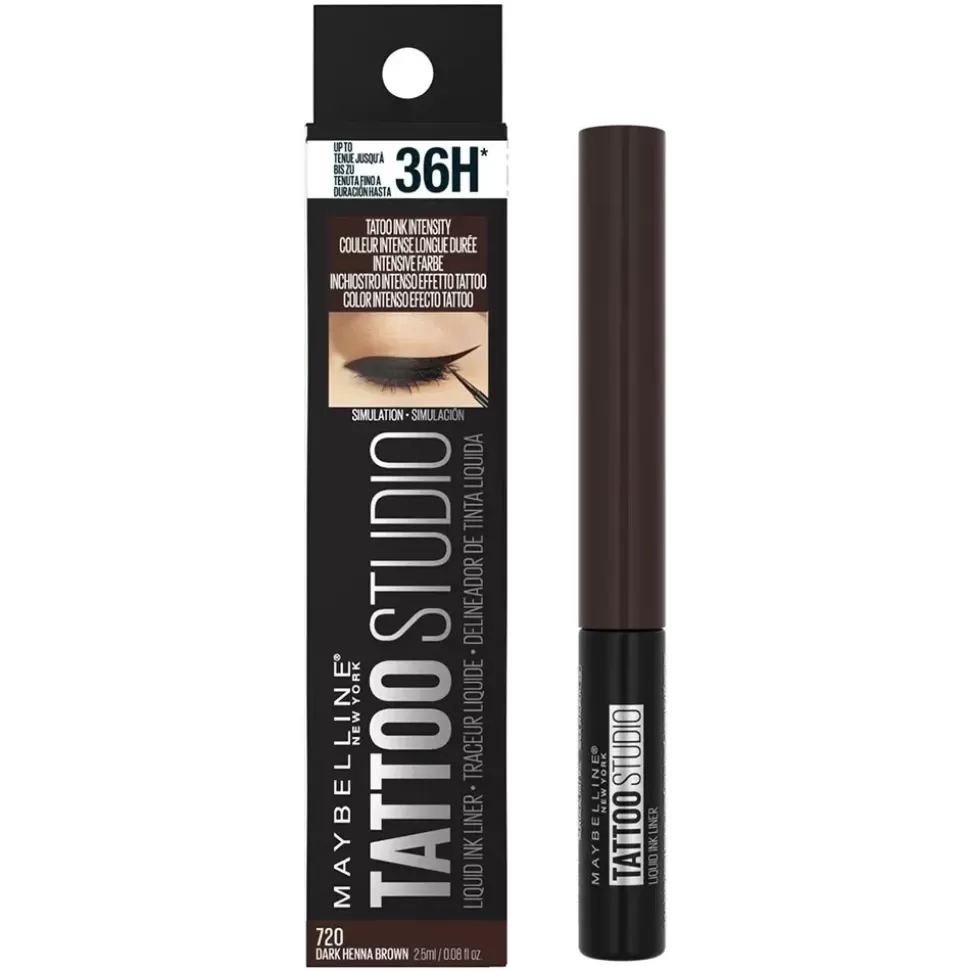 MAYBELLINE Tattoo Liner - Dark Henna Brown Best Sale