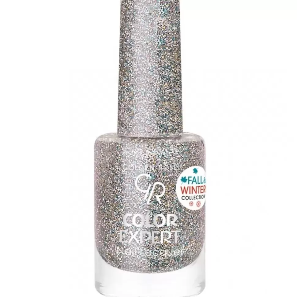 GOLDEN ROSE Vernis A Ongles Color Expert - 401 Gris Paillete Fashion