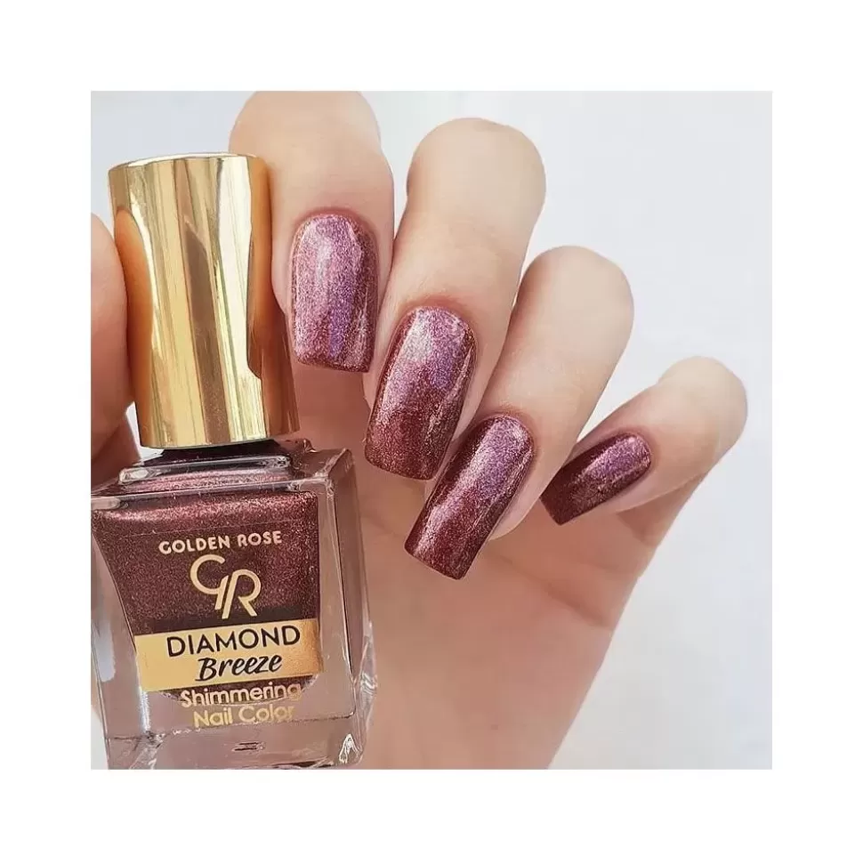 GOLDEN ROSE Vernis A Ongles Shimmering - Plum Sparkle Outlet