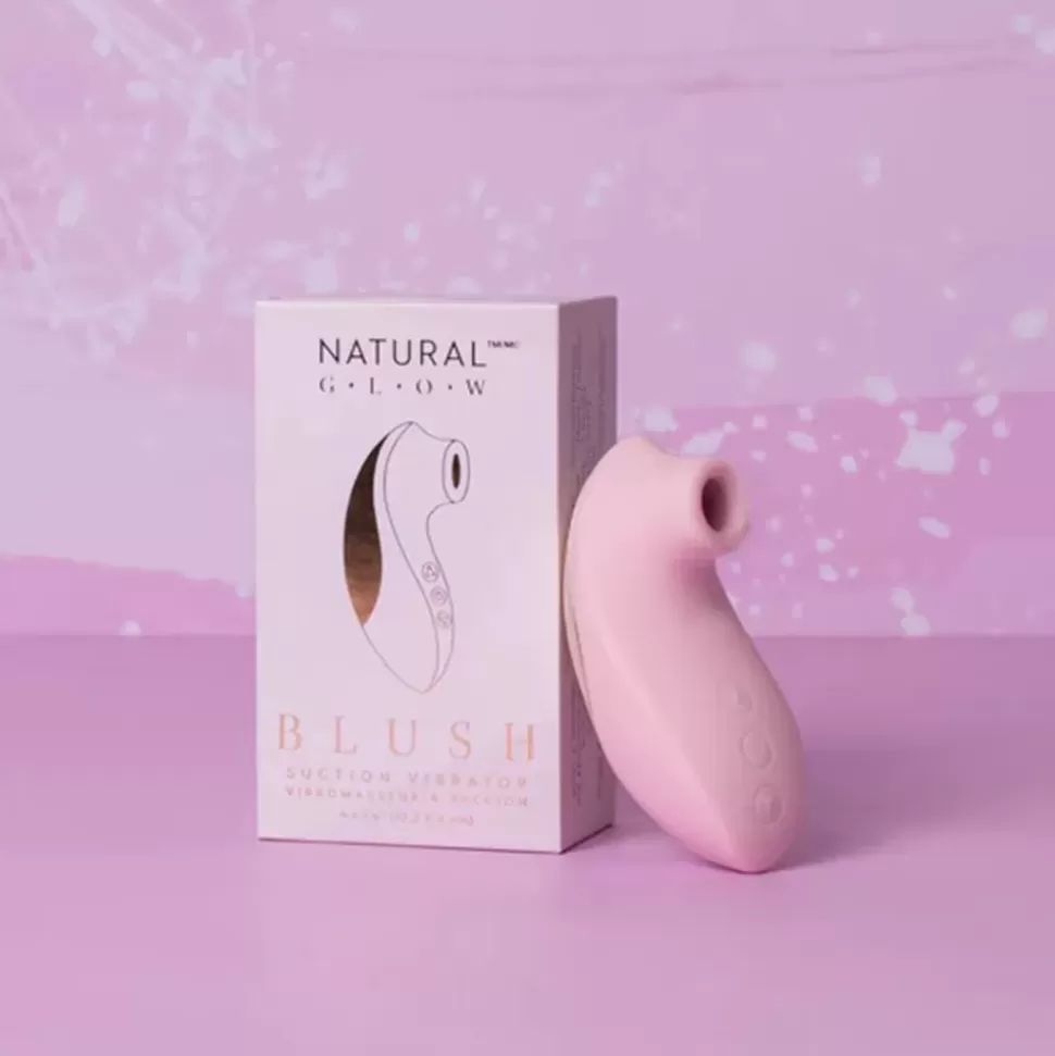 NATURAL GLOW Vibromasseur A Succion - Blush Fashion